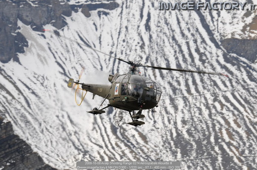 2008-10-08 Axalp Shooting Range 0274 Aérospatiale Alouette III